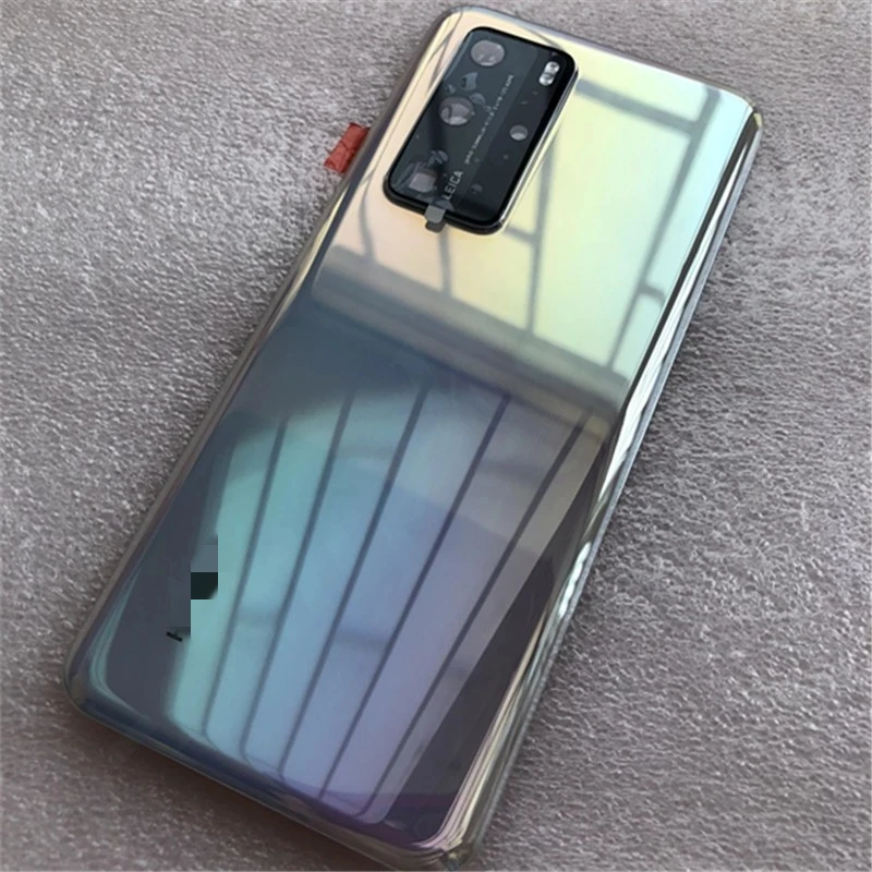 Оригинальная задняя крышка из закаленного стекла для Huawei P40 Pro запасные части