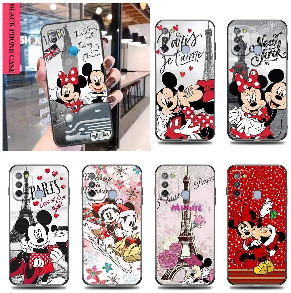 

Paris Minnie Mickey mouse Cover Case For TECNO S5 SMART SPARK 5 6 7 GO AIR ZERO HOT 8 X 20 CAMON 16 19 POVA 2 4 NEO2 PRO 5G Case