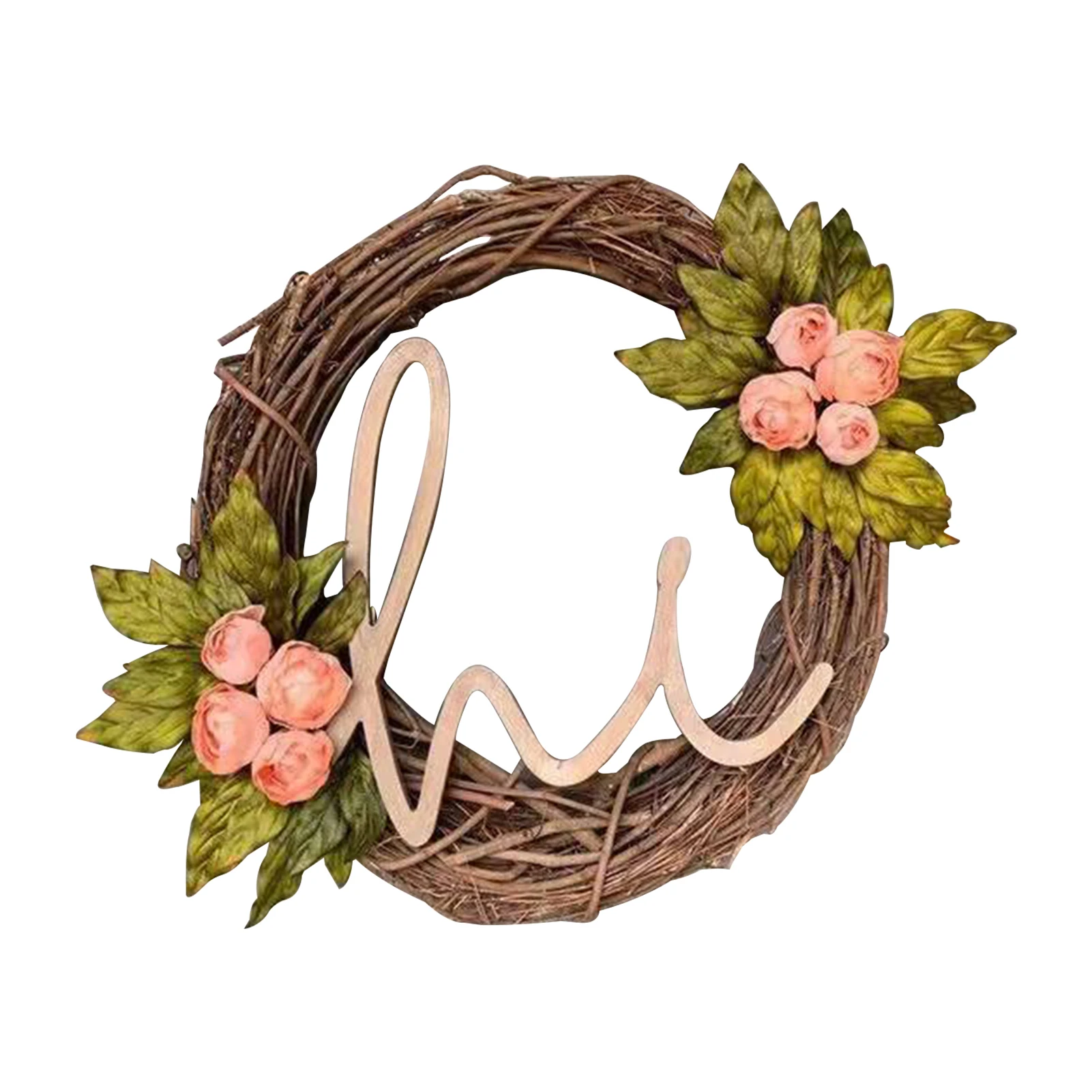 

Венок для входной двери, домашний декор, подвесные пасхальные подарки для дома и улицы, восхитительный весенний круглый знак Hi-Sign, многоразо...