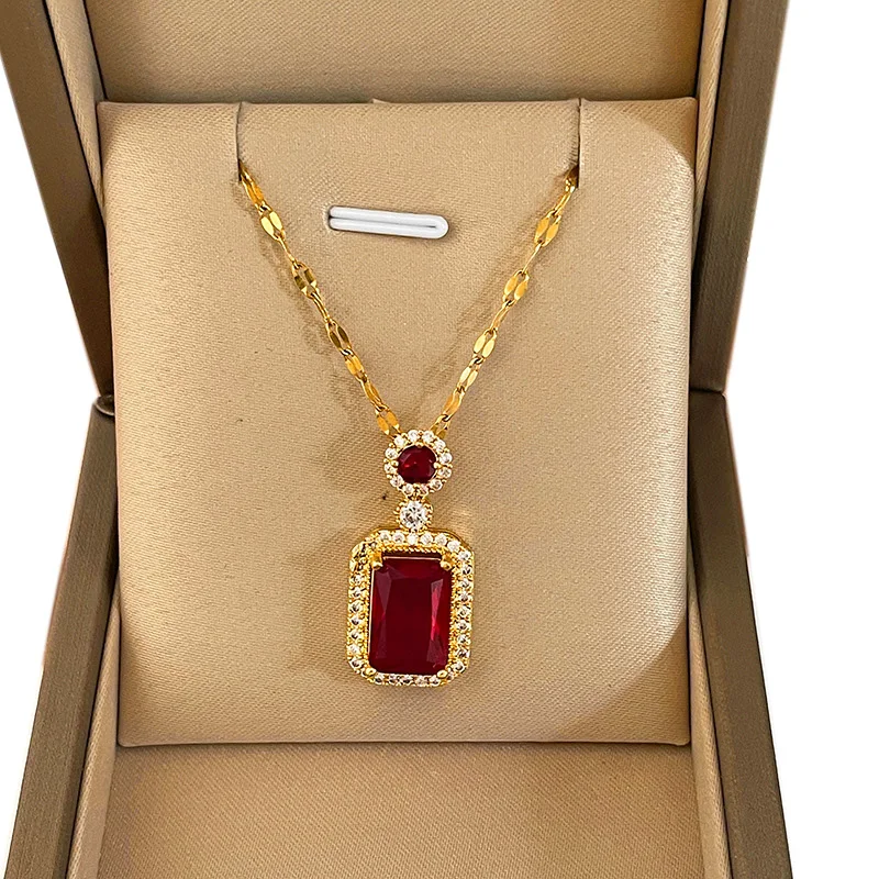 Женское колье с подвеской в виде сердца из нержавеющей стали 316L |