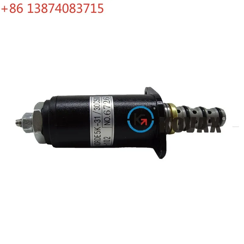 Фото Электромагнитный клапан YN35V00041F1 KDRDE5K-30C50-102 KDRDE5K-31C50-102 для Kobelco SK200-6ES SK200LC-6ES SK210-9 SK210LC-6E SK250LC №1