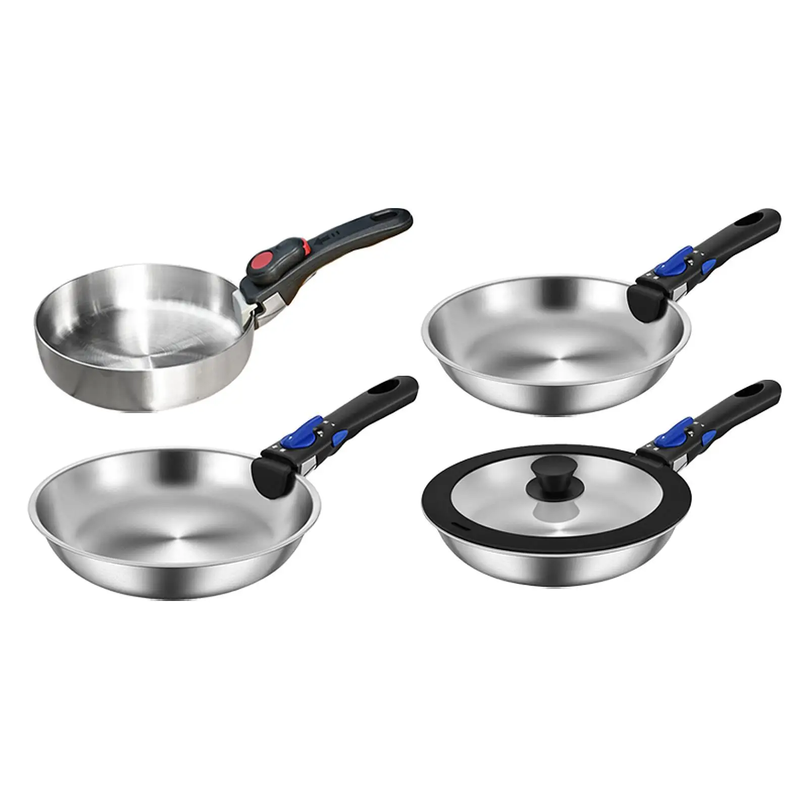 Компактная посуда для кемпинга со съемной ручкой кастрюля приготовления костра