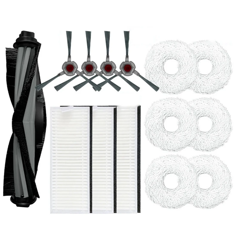 

Сменные детали, роликовая щетка, боковая щетка, Hepa фильтр Для Ecovacs DEEBOT N9 + аксессуары для робота-пылесоса