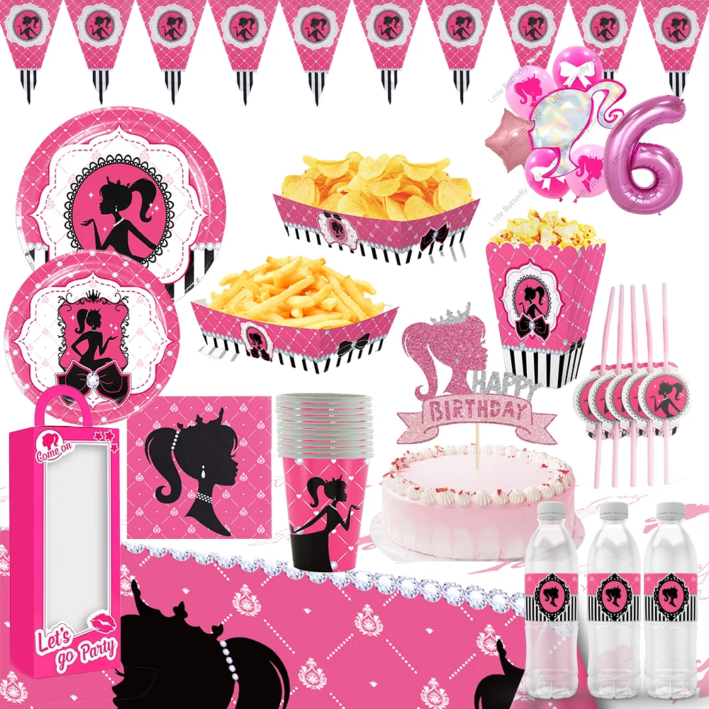 Новое украшение для принцессы бриллианты одноразовая посуда искусственная