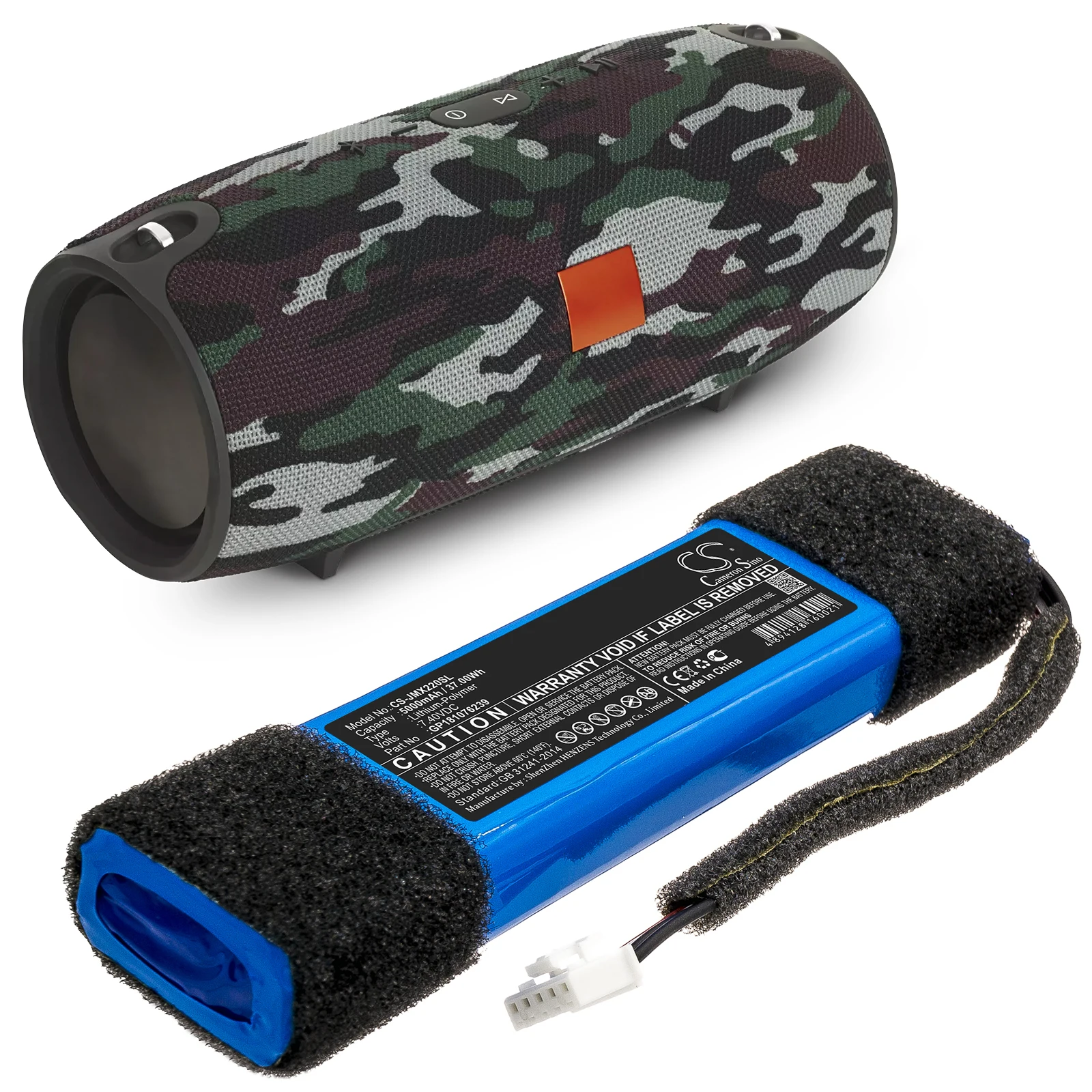 

Аккумулятор CS 5000 мАч для JBL GP181076239 JBL Xtreme Special Edition