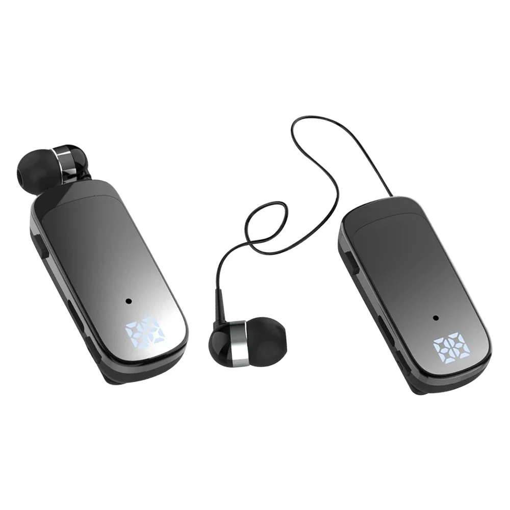 Новинка 2024 мини-беспроводные Bluetooth-гарнитуры K65 напоминание о вызове вибрация