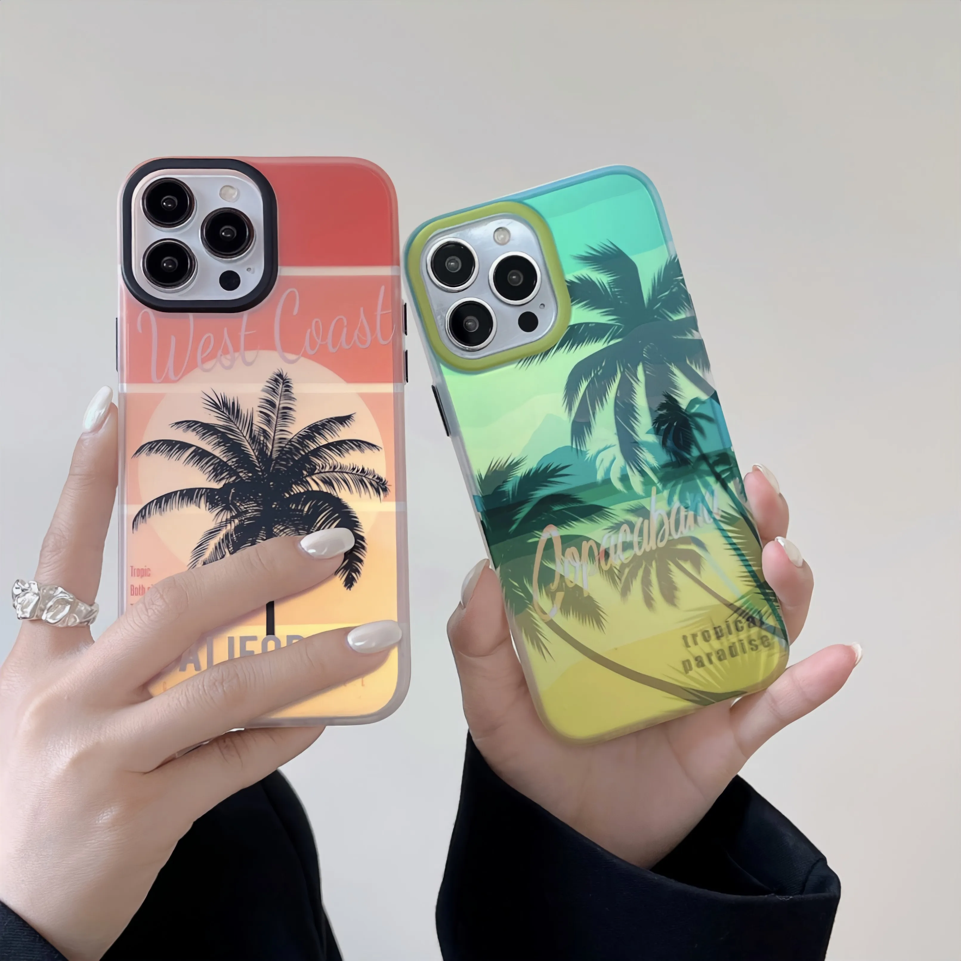 

Чехол-накладка с кокосовой пальмой для iPhone 14 13 12 Pro Max