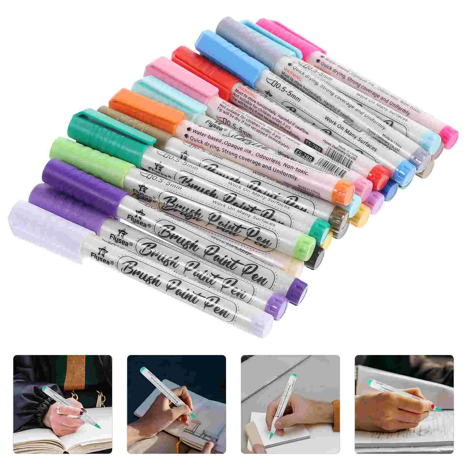 

1 Set of Pens Fabric Pen Markers For Woods Craft Supplies for Metal Surfaces