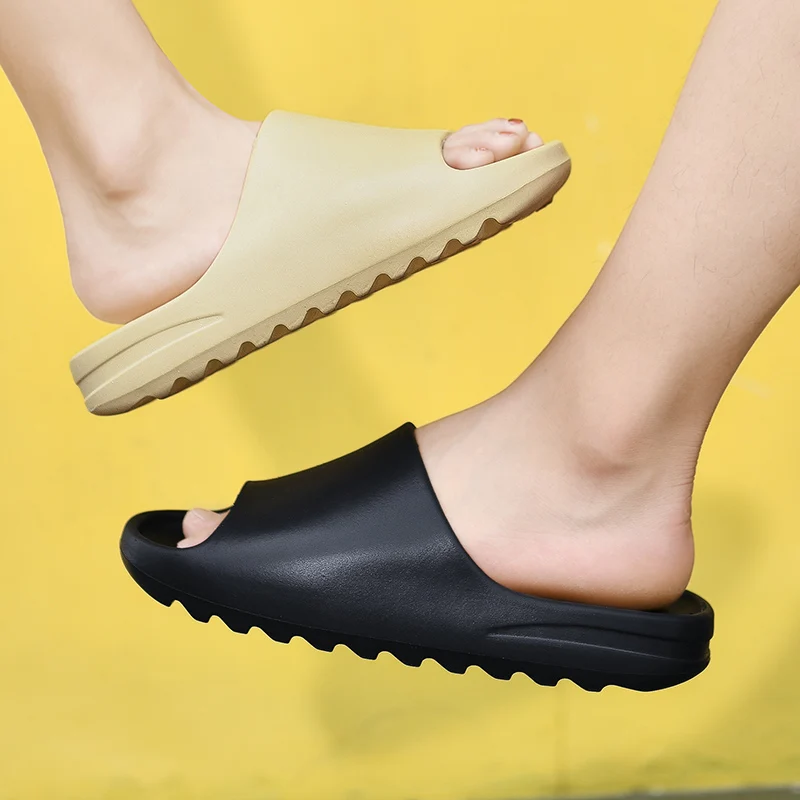 

Men Slides Women Slippers Luxury Men's Slide Slipper Comfortable Man Clappers Trendy Non-slip Summer Male Sandals Designer Shoes