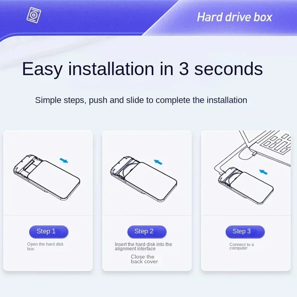 Корпус ORICO для внешнего жесткого диска 2 5 дюйма SATA на USB 3 0
