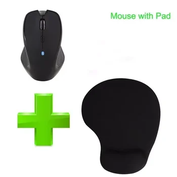 Wireless Mouse Ergonomic BT 3.0 Optical Computer Gaming Mause 6 Buttons 1600 DPI Office Gamer Mice For Laptop Mac PC 1