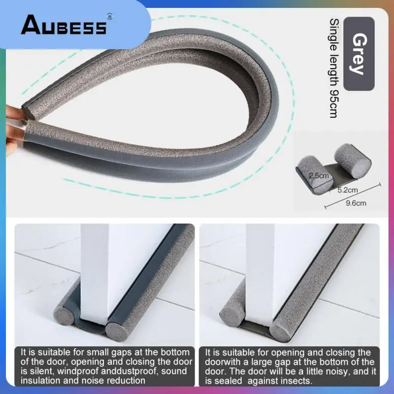 

2/4/5PCS Soundproof Seal Strip 93*10*3cm Doorstop Draft Protector Dustproof Waterproof Seal Strip Dustproof Soundproof Double