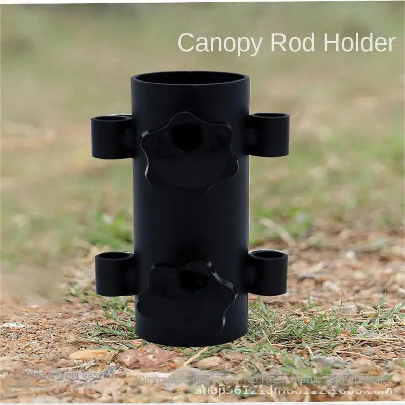 

Awning Rod Holder Windproof Barbecue Tent Sunshade Curtain Ground Fixing Pipe Stand Outside Base Support Picnic Hiking 2