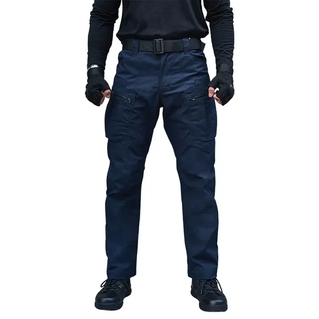 Multi-pocket Elasticity Trousers Joggers Mens Military Wear-resistant Pant SWAT Pantalon Homme Pants Men Waterproof