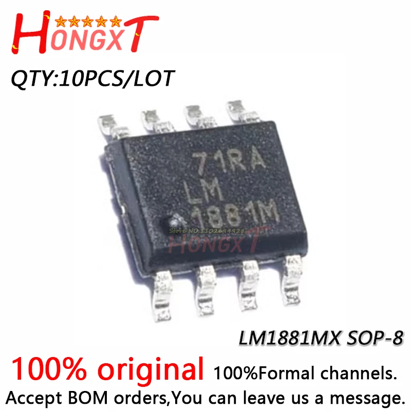 10 шт. 100% новый LM1881MX LM1881M LM1881 1881M 1881MX SOP-8.