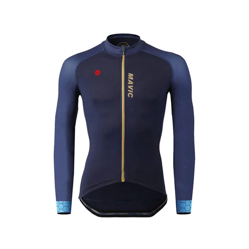 Мужской осенний комплект для велоспорта RX MAVIC с УФ-защитой и длинным рукавом
