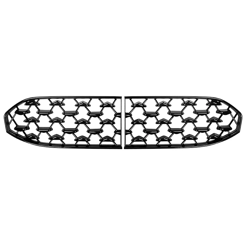 

Car Front Bottom Middle Net Decoration Bumper Lower Grilles Protective Stand Cover for Mazda CX 30 CX-30 2020 2021