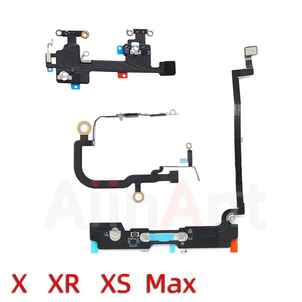 Original For iPhone X Xs Max XR Wifi Bluetooth NFC WI-FI GPS Signal Cellular Antenna Flex Cable Phone Parts