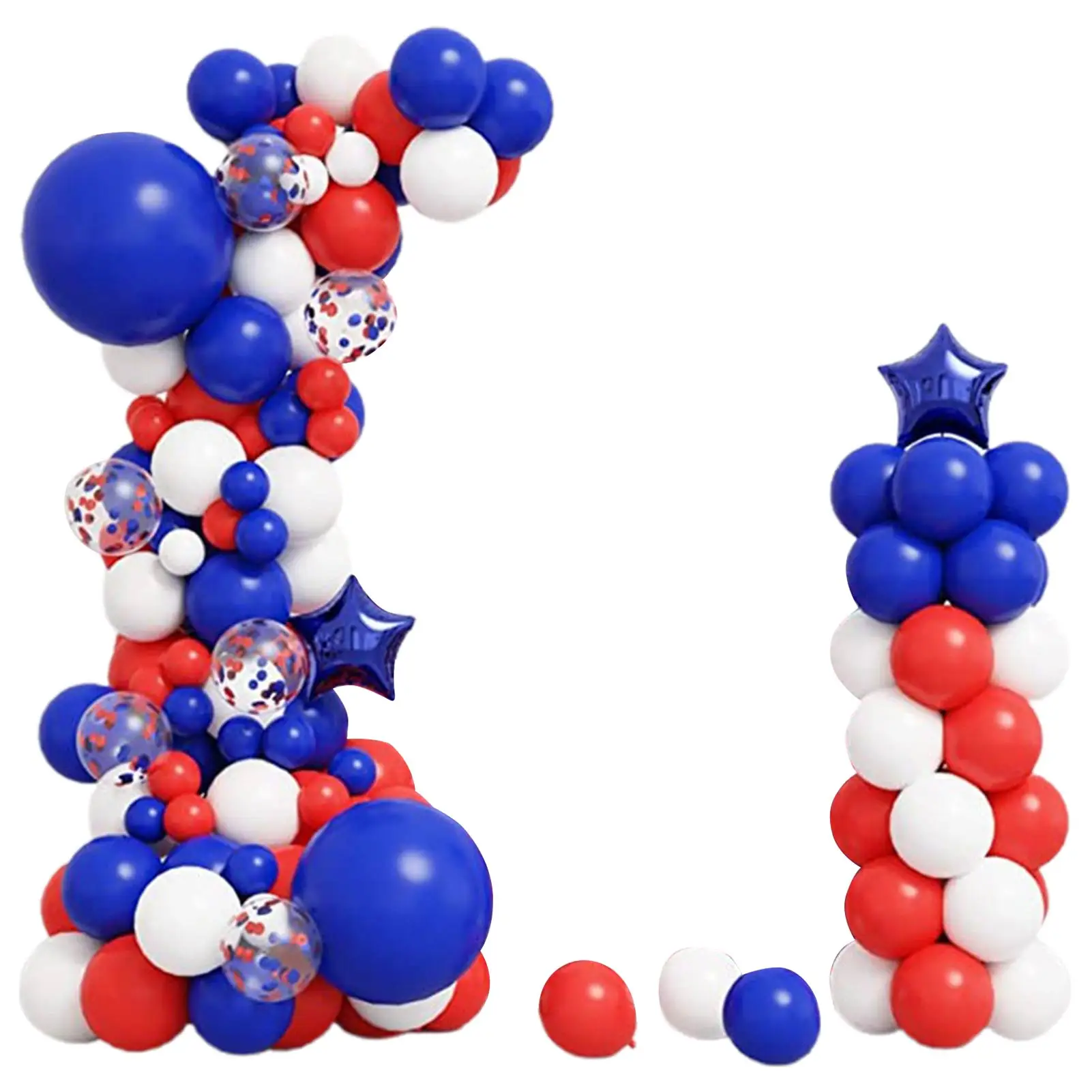 

145pcs United Kingdom Theme Balloon Union Jack Flag Themed Party Decoration Latex Balloon United Kingdom Patriotic Party