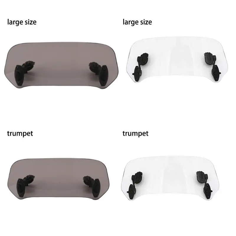 

Windscreen Extension Spoiler Panel Wind Deflector for MT-07 Motorcycle