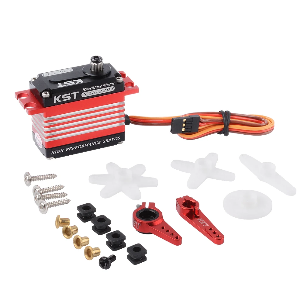 

KST X20-2208 High Torque Brushless Servo swash plate Steel Teeth Steering Gear For Helicopter