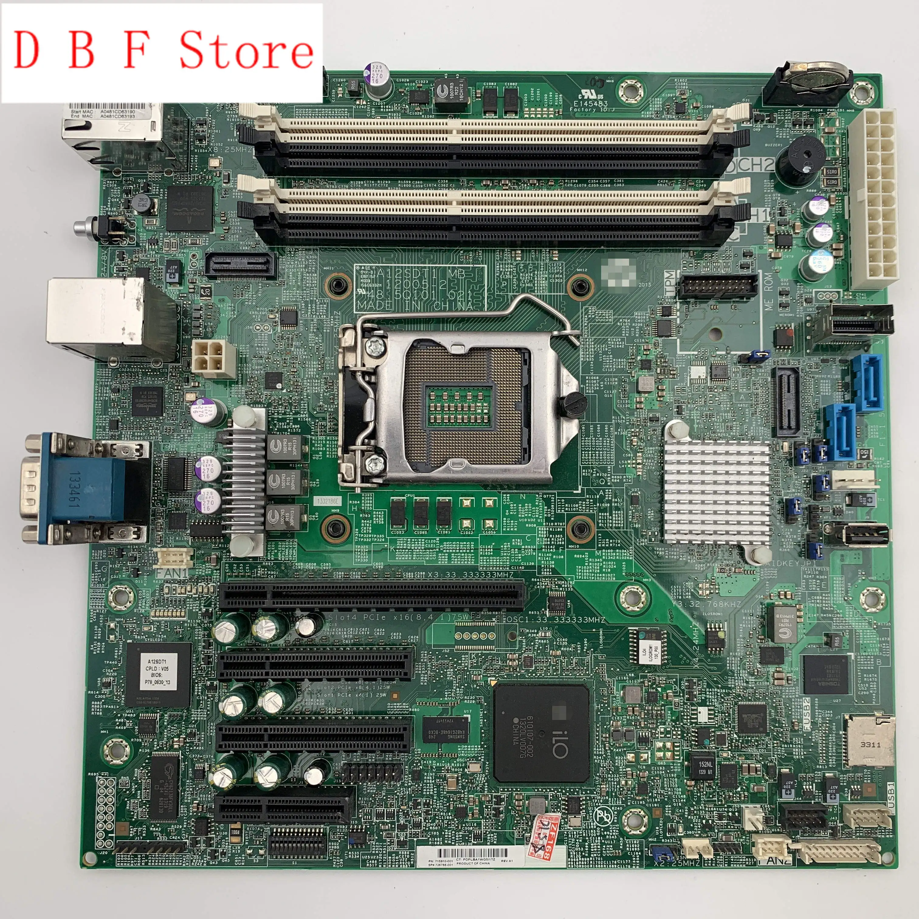 

Server Motherboard for HP ML310E G8 motherboard 715910-001 715910-002 726766-001