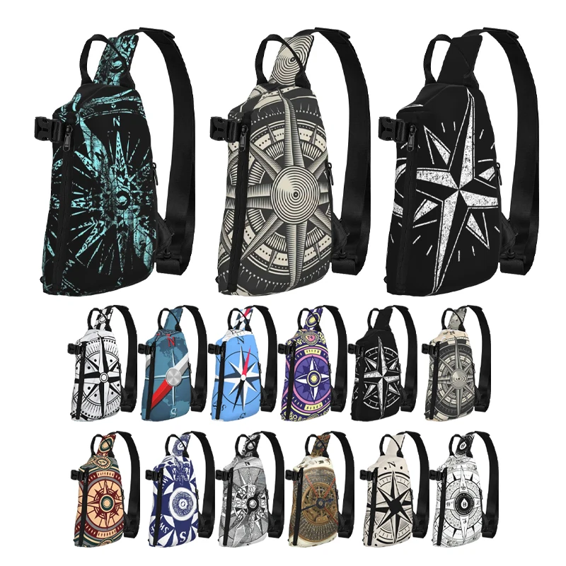 Compass Shoulder Bags Chest Cross Chest Bag Diagonally Casual Messenger Bag Travel Handbag