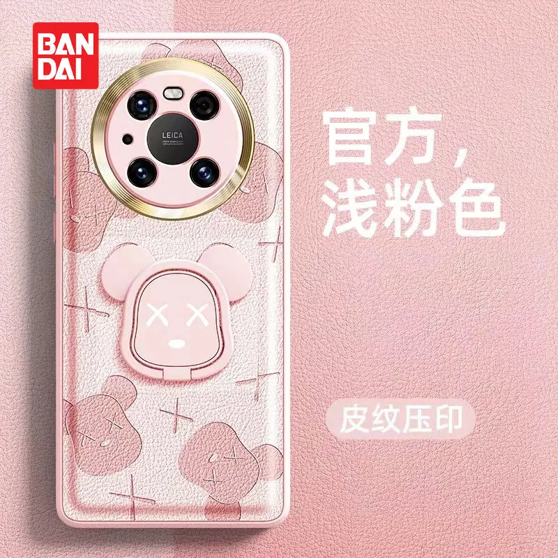 

Bandai Disney Violent Bear suitable for Huawei mate40 mobile phone shell bracket P30/P40 anti-fall mate30pro soft shell