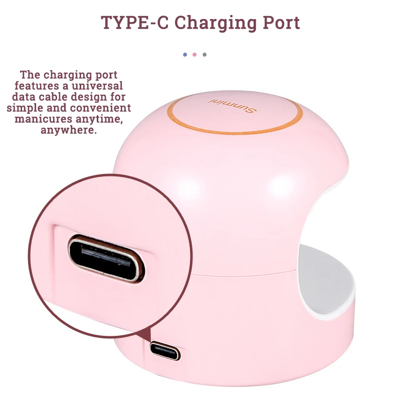 Портативная мини светодиодная лампа для ногтей 18 Вт устройство фототерапии