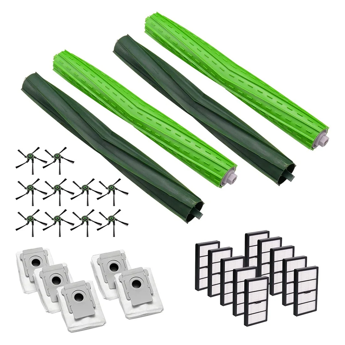 

Сменная деталь роликовая резиновая края щетка HEPA фильтр сумка совместимая с IRobot Roomba S