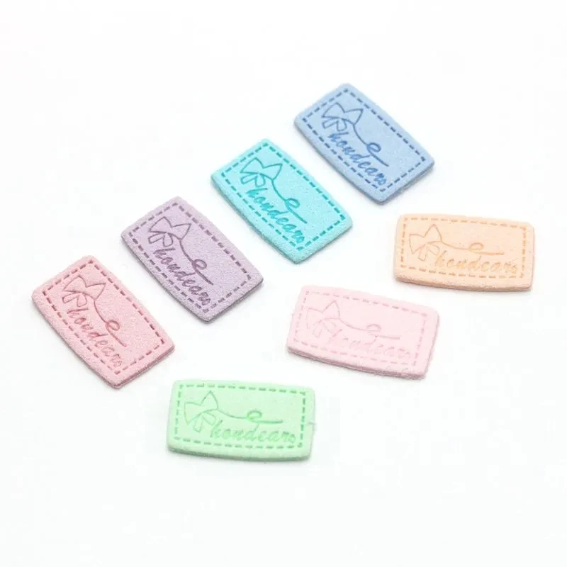 

Mix 20Pcs/Lot velvet Laber Handmade DIY Cotton Weaving Embroidery Patch Clothing Cloth Paste Decoration Sewing Accessories