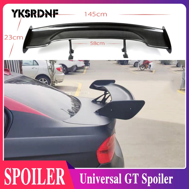 

YKSRDNF For BMW 1M M3 E82 E87 E90 E92 E93 F30 F10 Revozport Style GTS ABS Material Rear Spoiler Tail Trunk Wing Boot Molding