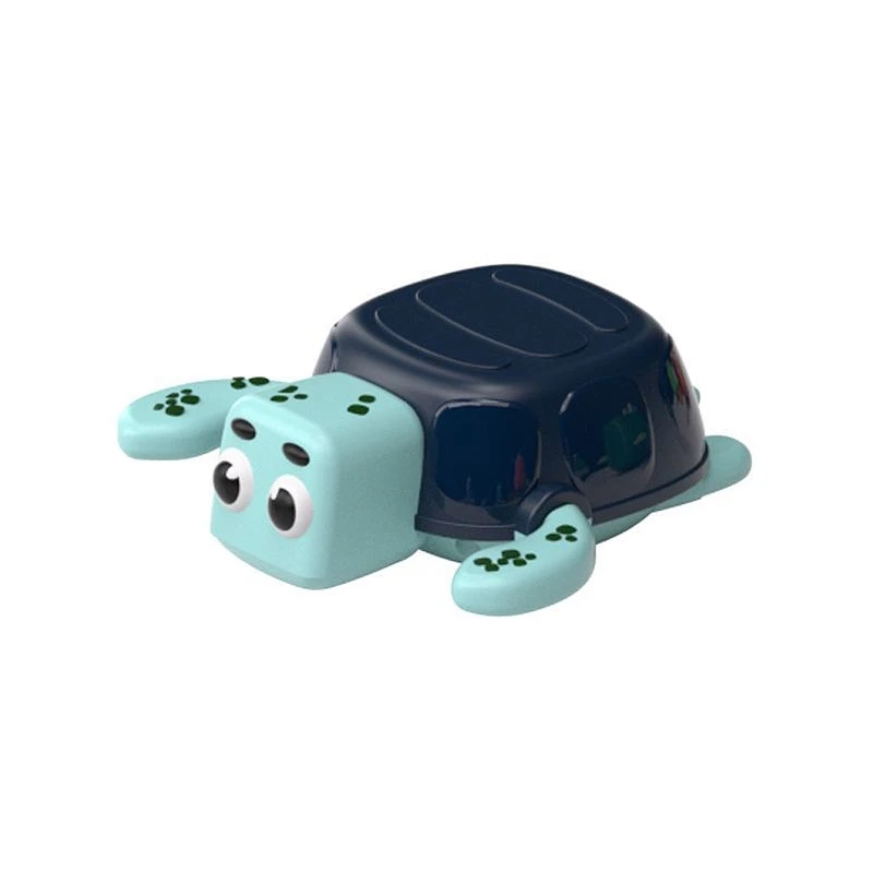 Baby Tummy Time Swimming Pool Beach Toy Windup Tortoise Infant Gift Bite Free