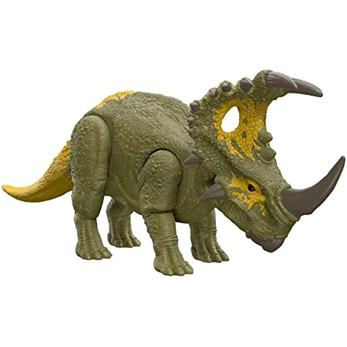 Jurassic World Dominion Roar Strikers Sinoceratops Triceratops Sound Attack Toys for Boys Men Genuine Christmas Birthday Gifts