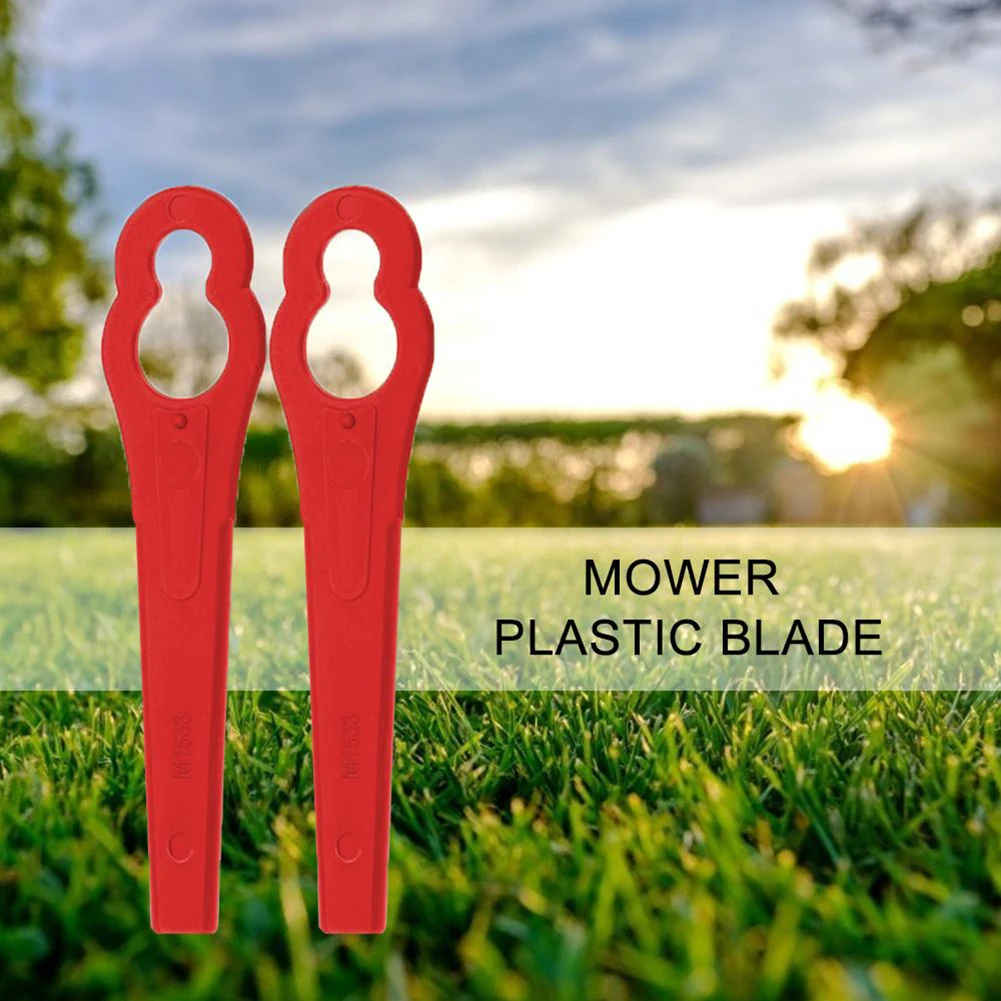 

100X Plastic Blades Replacement For Florabest LIDL FRTA 20 A1 Lidl IAN 282232 For Garden Lawn Trimmer Garden Grass Mower Trimmer