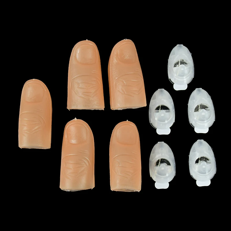 5 шт. СВЕТОДИОДНЫЕ Светящиеся Пальцы волшебные пальцы фотоигрушка Хэллоуин фокус