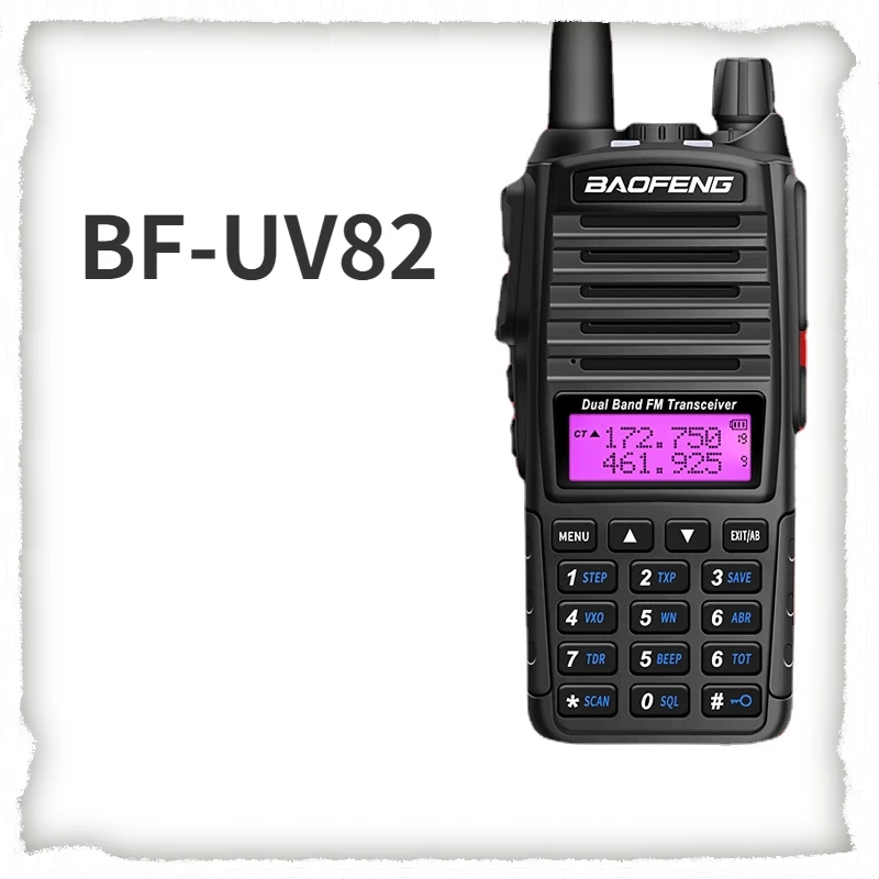 Baofeng Bf-uv82 Walkie Talkie Baofeng 5R Upgraded Double Section Double Guard Double Launch Key