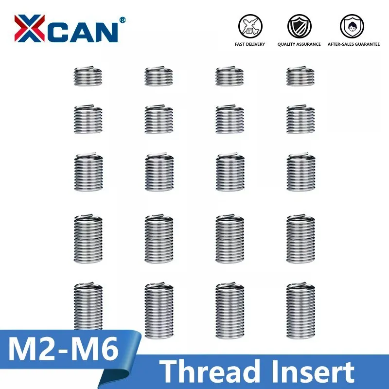 

XCAN Набор вставок для ремонта резьбы M2 M2.5 M3 M4 M5 M6