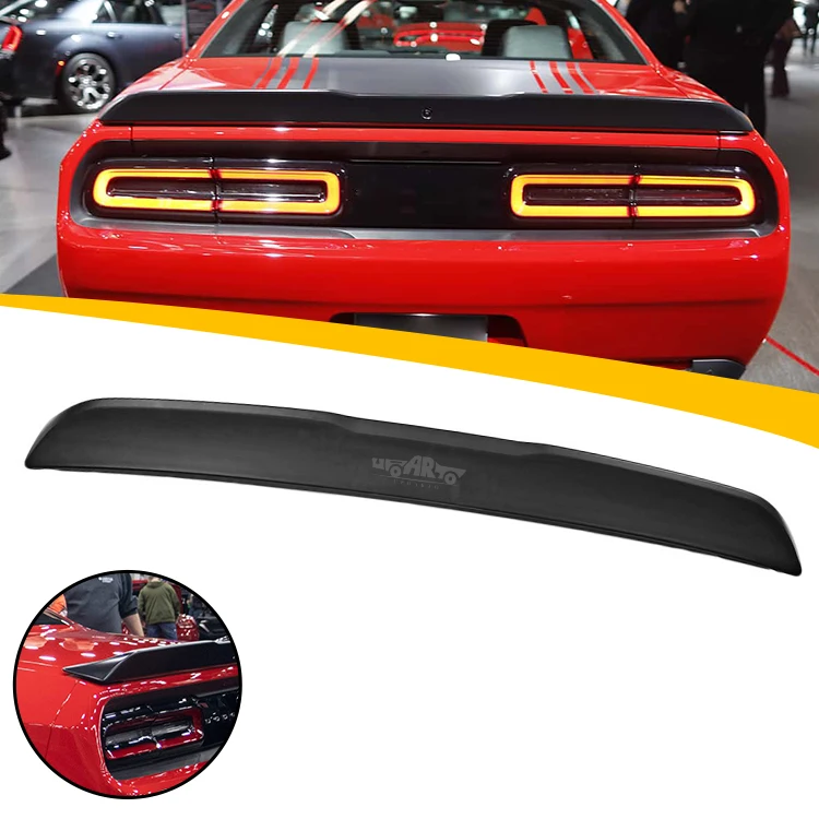 Factory Supply ABS Carbon Fiber Concave Style Rear Wing Lip Spoiler For Dodge Challenger 2011 2012 2013 2014 2015 2016+