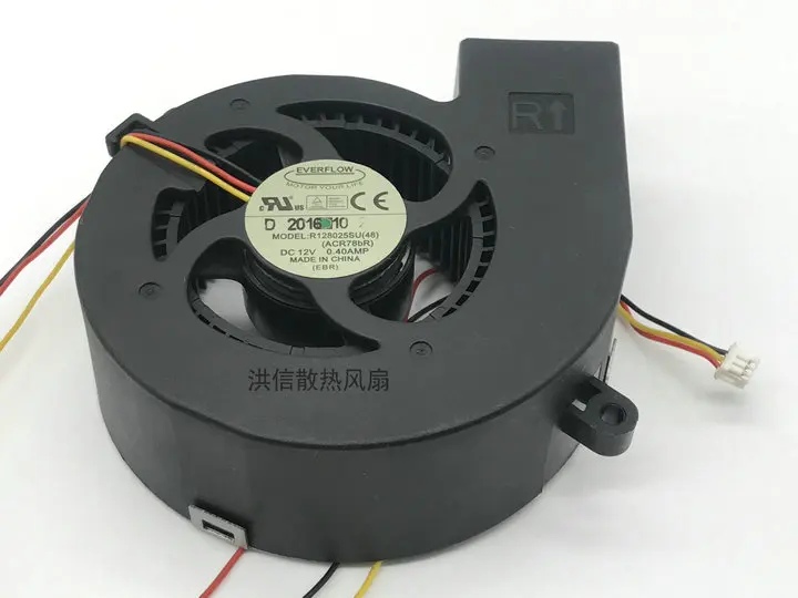 Вентилятор охлаждения сервера EverCool R128025SU, 12 В постоянного тока, 1,2 Вт, 40x40x10 мм, 2 провода
