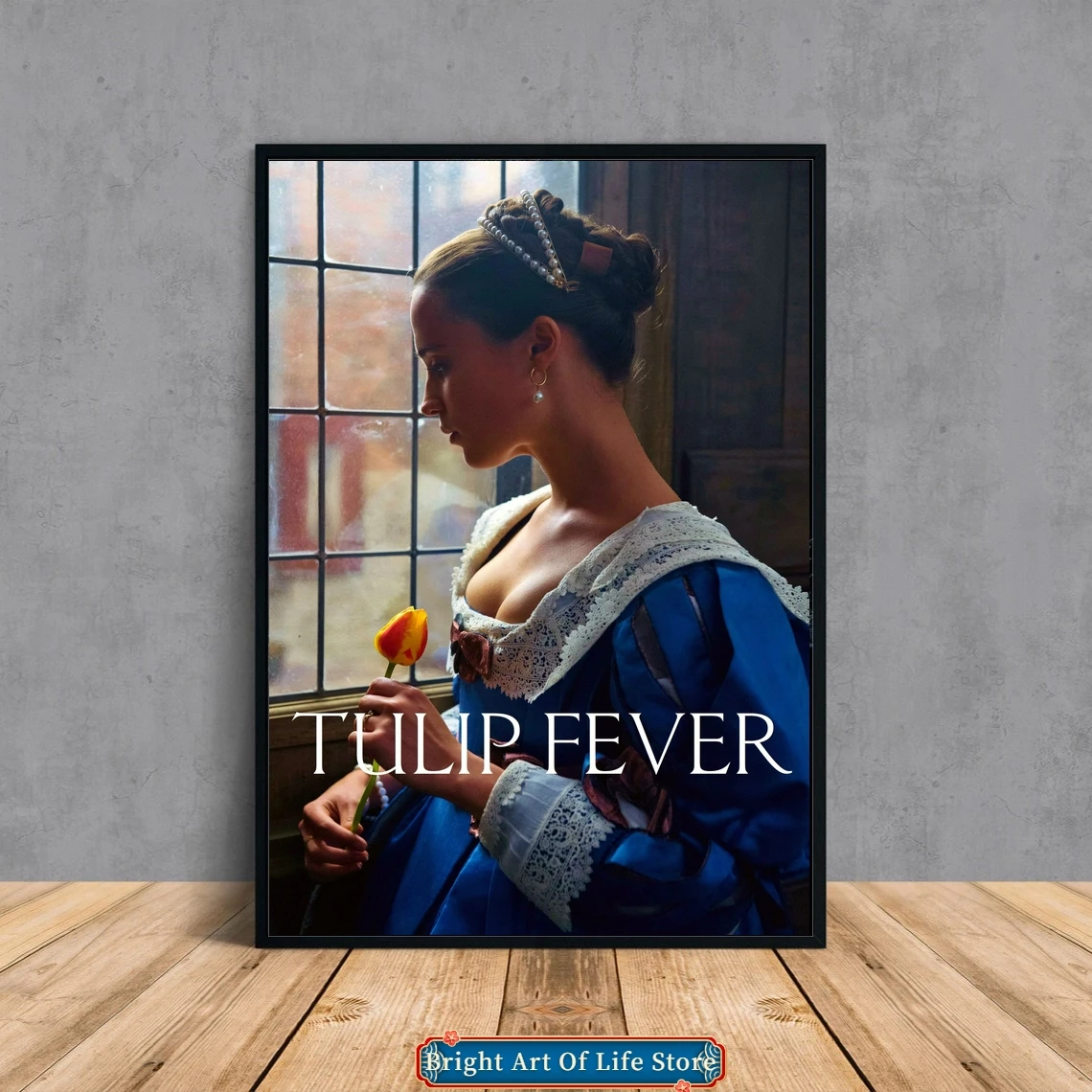 

Tulip Fever (2017) Classic Movie Poster Star Cover Photo Canvas Print Apartment Home Decor Wall Painting (Unframed)