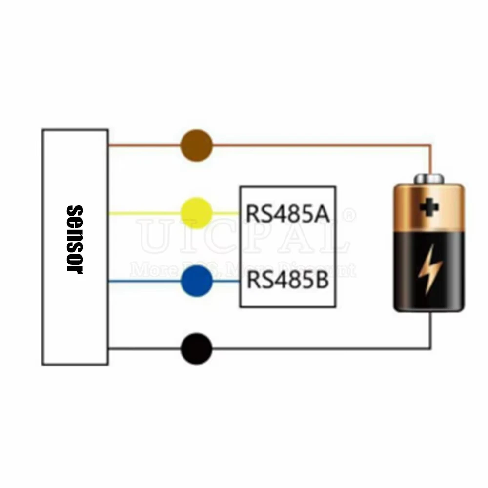 Датчик температуры и влажности RS485 зонд с кабелем Modbus RTU IP67 водонепроницаемый