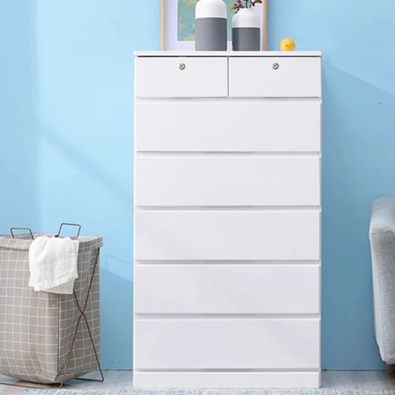 Шкаф для спальни кремового цвета элегантные ящики деревянный современный шкаф