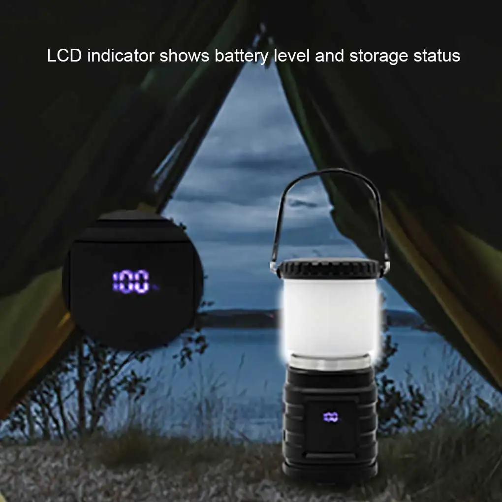 

Outdoor Lantern Camping Hiking Tent Light 700lm Lamp Stepless Adjustable IP65 Waterproof Lighting Portable Handheld