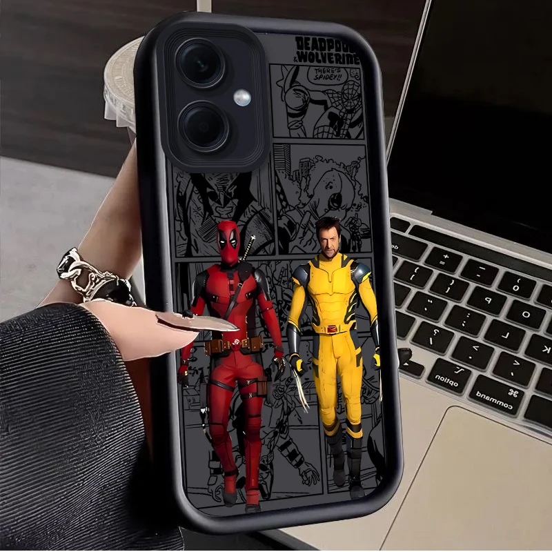 Deadpool Wolverine Phone Case for Xiaomi Redmi Note 13 12 Pro Plus 4G 5G 13C 12C Turbo 11 11S 10 10S 9 10A 10C 9C A2 A1 Cover