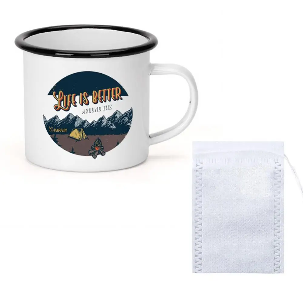 

Useful Camping Mug With Handle Unique Design Camping Lovers Gift Camping Equipment Camping Coffee Mug Durable Portable Outdoor