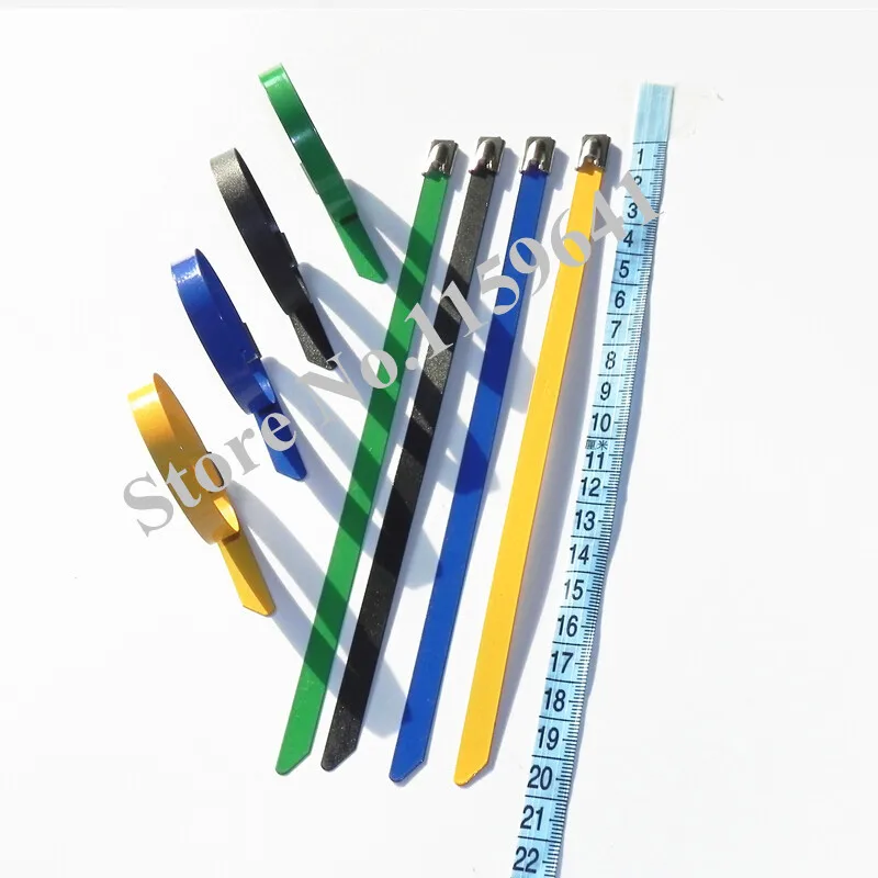 

7.9*900MM Excellent Strength Durability Outdoor 7.9mm Self-locking 900mm Roller Ball Stainless Steel Cable Ties 304