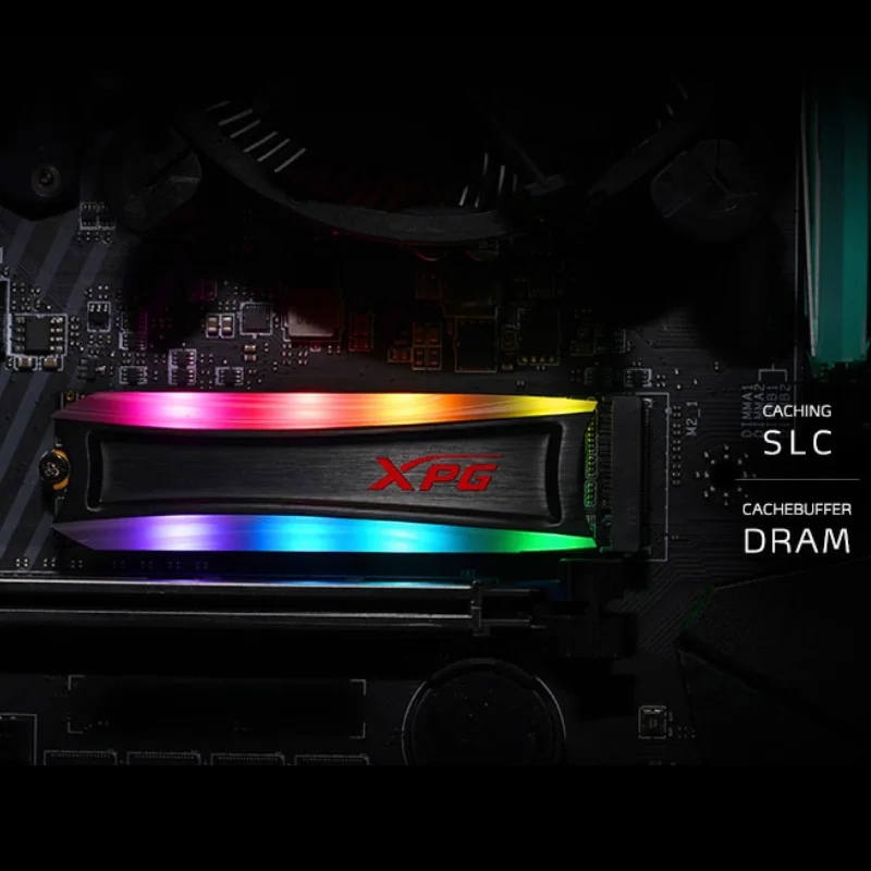ADATA XPG SPECTRIX S40G RGB M2 SSD 256G 512GB 1TB M.2 2280 PCIe spectrix s40g твердотельный накопитель для ноутбука