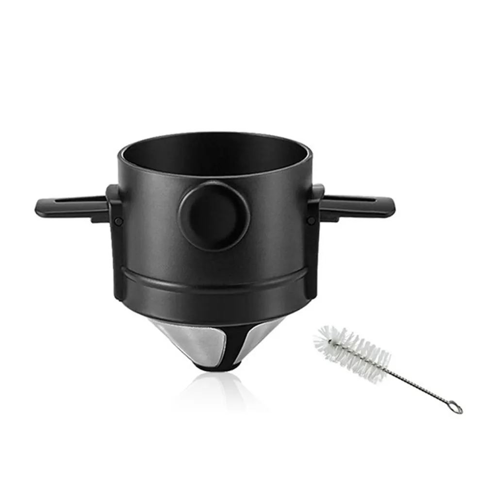 

Кофейный фильтр Складная моющаяся ручка из нержавеющей стали сетка капельница для дома и улицы для кухни кемпинга пикника капельница