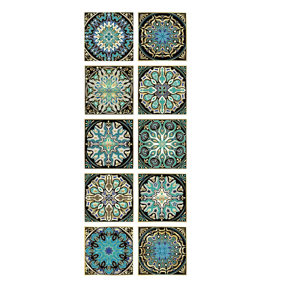 

Tile Stickers Backsplash Wall Mandala Stick Sticker Kitchen Tiles On Peel Decals Adhesive Decal And Bathroom Floor Mosaic